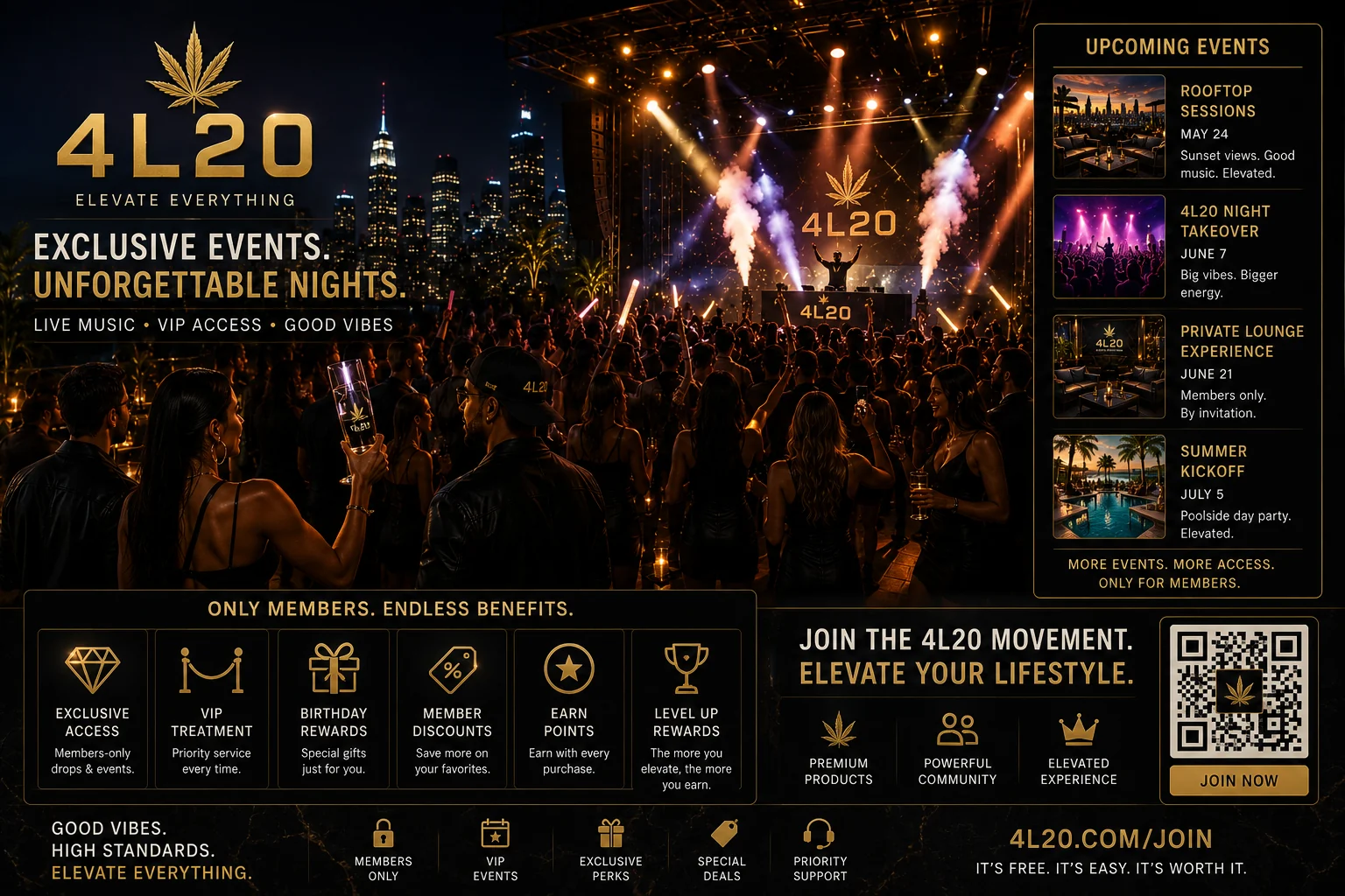 Exclusive Events Poster